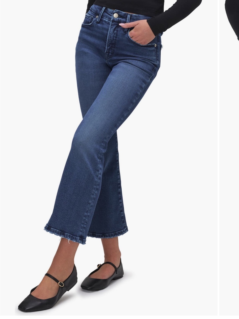 Good American Good Crop Mini Boot Cut